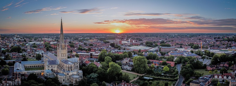 Norwich panoramica
