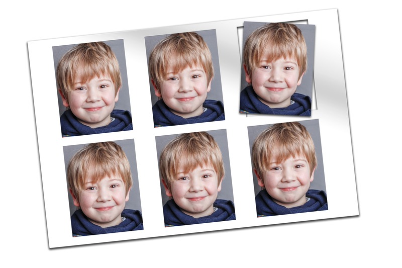 fototessera per passaporto bambini