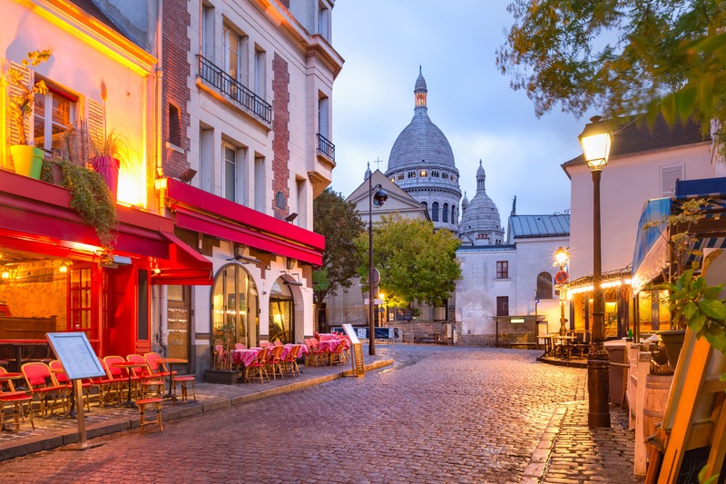 Montmartre al tramonto